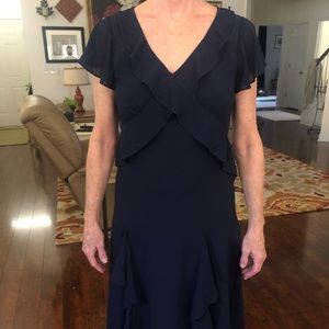 Lace and Mesh Midi Dress